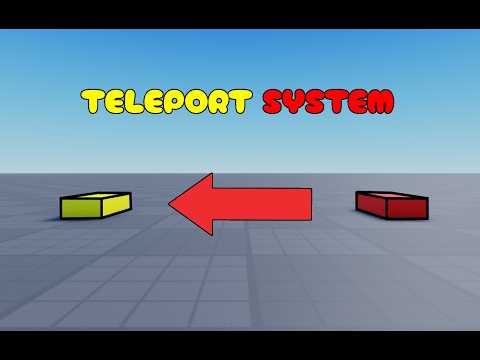 Roblox studio scripting tutorial #2 - How to Make a Teleport System