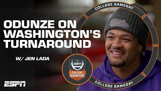 Rome Odunze discusses Washington’s turnaround from 4-win team to CFP contender | College GameDay