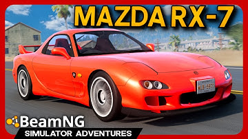 Most Beautiful Car EVER? - BeamNG Mazda RX-7 Mod