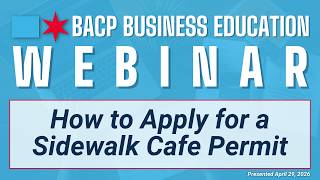 How to Apply for a Sidewalk Cafe Permit