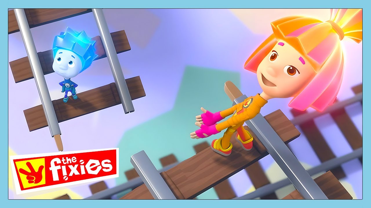 Zniszczony tor kolejowy! | Fixies | WildBrain Polska