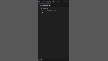 how to square list in python ( python for beginners ) #list #python