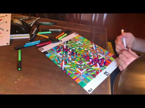 Interwoven Octagonal Mandala - Art Timelapse 4K