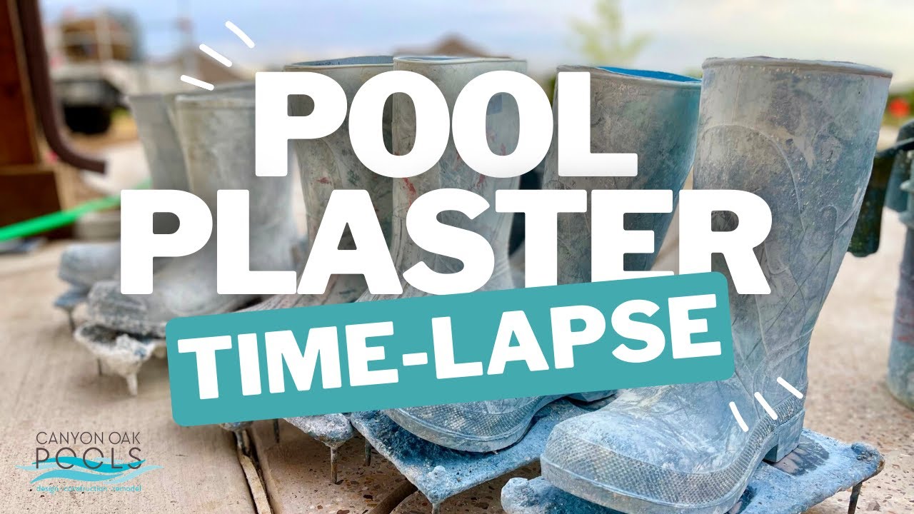 Full Pool Plaster Time Lapse in 30 Seconds