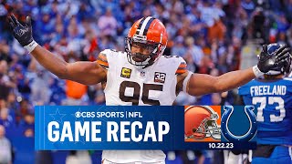 Browns EDGE OUT Colts, 39-38, to snag back-to-back wins | Game Recaps | CBS Sports