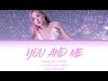 (BLACKPINK ROSÉ AI COVER) &quot;YOU AND ME&quot; BY JENNIE COLOR CODED LYRICS