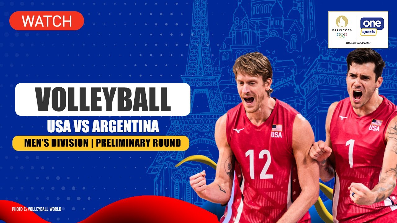 CATCHUP USA battles Argentina in men's volleyball Olympics
