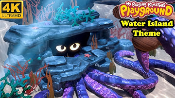 Water Island Theme - full track and all arenas (My Singing Monsters Playground) 4k