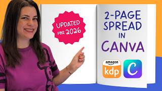 KDP Children's Book 2-Page Spread in Canva