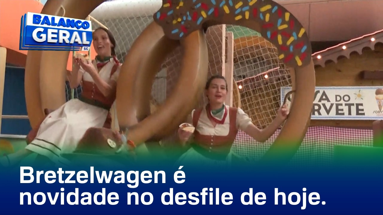 Blumenau: Bretzelwagen é a novidade para o desfile de hoje