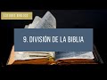 9. División de la Biblia