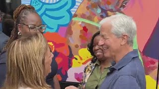 JPMorgan Chase CEO visits childhood neighborhood in NYC