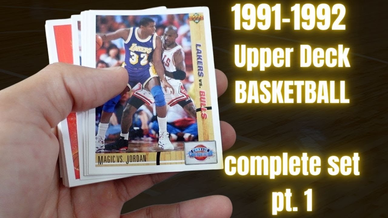 1991-1992 Upper Deck Basketball complete set pt  1