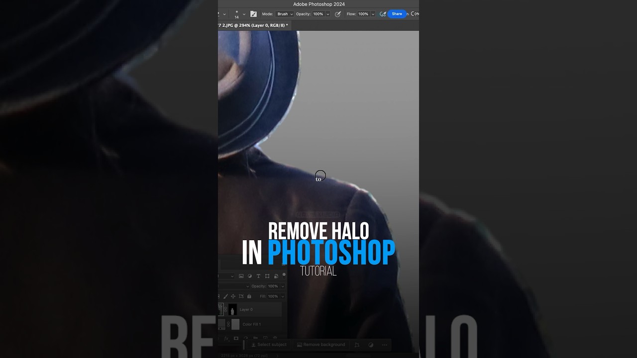 Remove Mask Halo in Photoshop Tutorial