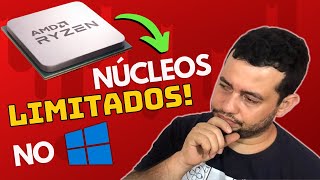 WINDOWS PODE ESTAR LIMITANDO NÚCLEOS DO SEU PROCESSADOR