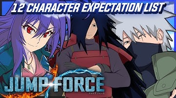 JUMP FORCE: 12 Character Expectation/Prediction List | Jump Force Discussion