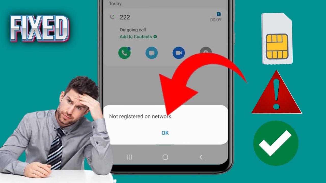 Fix Nu este înregistrat în rețea Samsung sau Android |  Cum să remediați problema apelurilor vocale