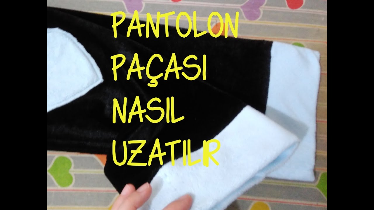 Pantolon Pacasi Nasil Uzatilir Youtube Pantolon Etek Pi Jama