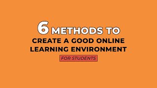 6 Evidence-Based Ways to Create a Good Online Learning Environment (2026 Guide) Profile