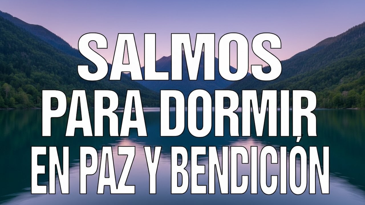 LIVE SALMOS PARA DORMIR EN PAZ Y BENDICIÓN DE DIOS - YouTube