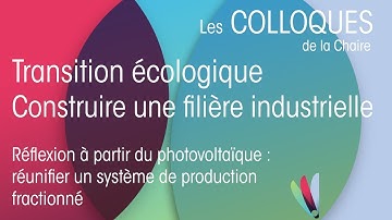 Réunifier un système de production fractionné [Colloque Photovoltaïque 2/4]