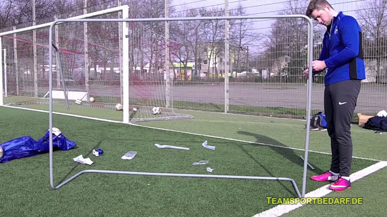 Handballnetz im Tor anbringen (Tornetz Montage-Anleitung) - so geht's