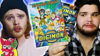 I Forced Billiam To Read Terrible Old Digimon Books