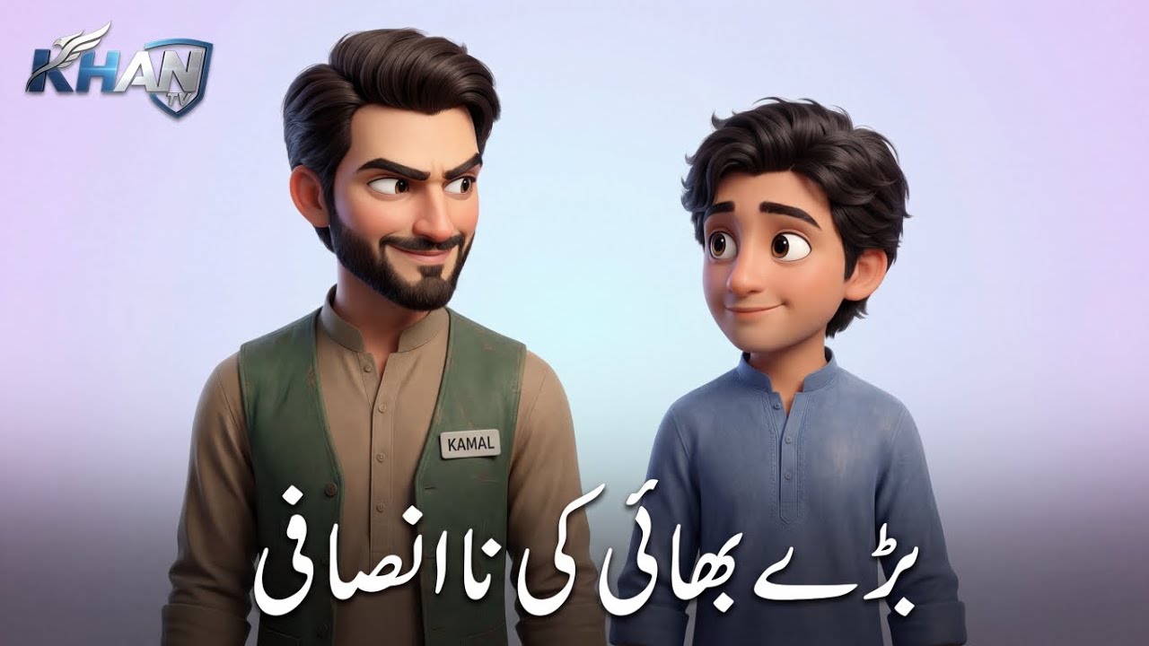 Injustice with Younger Brother | چھوٹے بھائی کے ساتھ ناانصافی | Urdu Cartoon | KHAN TV