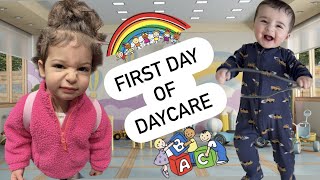 My 2 year old’s first day of daycare (Tears vs. Laughs)