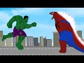 Hulk VS All Superheroes Transformations Of Spider Godzilla [HD] | Godzilla SuperHero Animation