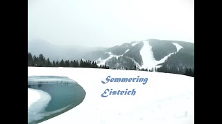 Semmering, Eisteich, Winteridylle, Winterwandern in Austria, Schnee