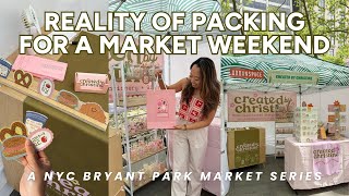 WE REBRANDED! Just in time to pack for my Makers Market in NYC | craft market vlog