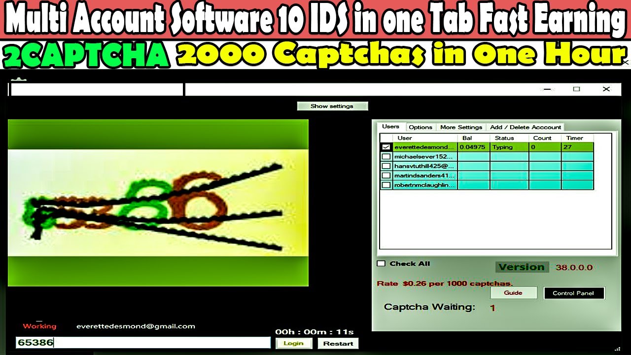 2Captcha Speed Software – Captcha prices – UOCYKX