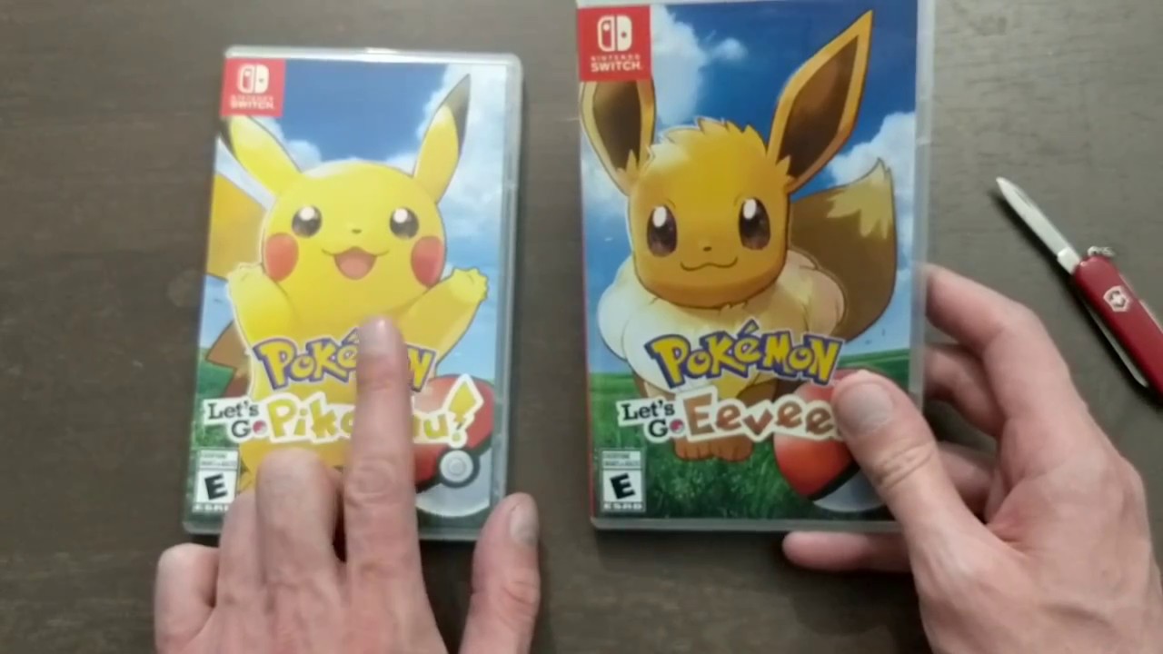 Pokémon Let's Go Pikachu and Let's Go Eevee Unboxing! - YouTube