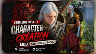 Crimson Desert Character Creator Mod – Full Install Guide (Step-by-Step)