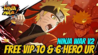 Ninja War Shinobi Legend V2! Game NARUTO Terbaru FREE VIP 10 & 6 Hero UR - GAMEPLAY + GACHA screenshot 5