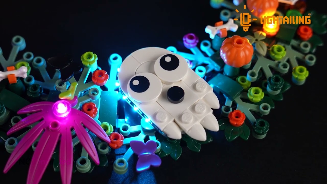 Lightailing Light Kit For LEGO Halloween Wreath #40825 | Lightailing
