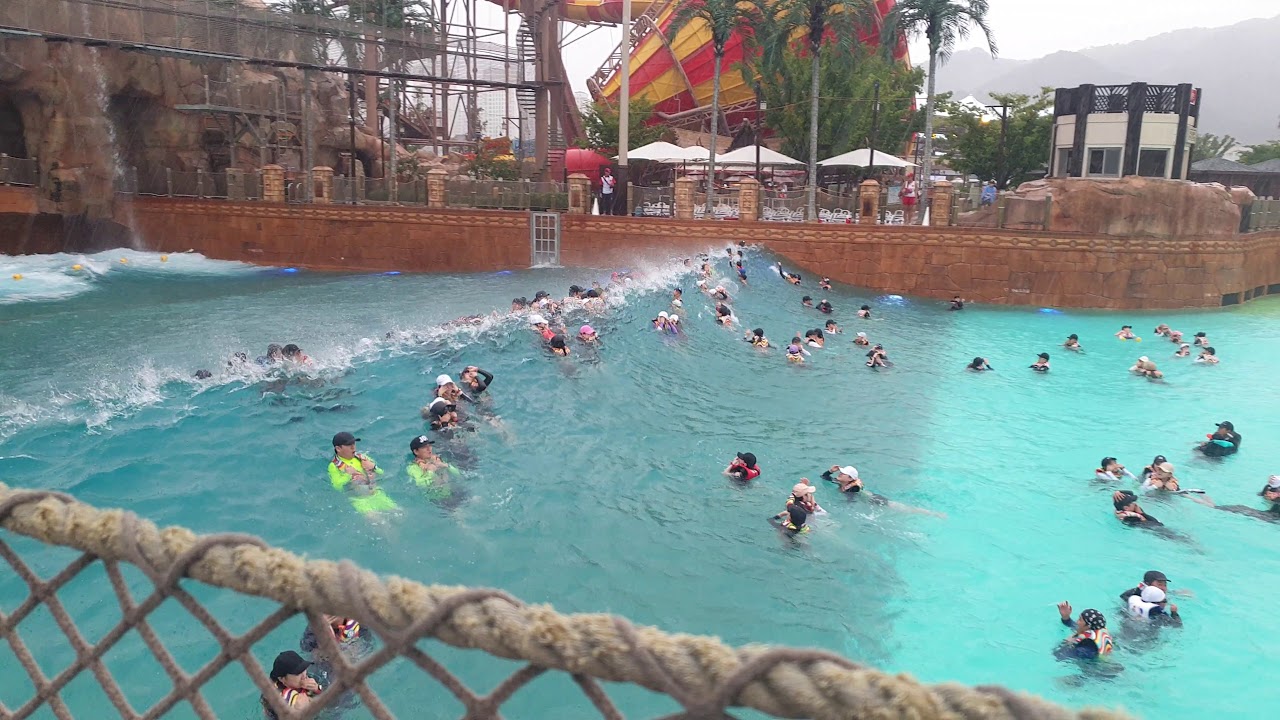날이 더워서 올리는 영상, 김해 롯데워터파크 자이언트웨이브 파도풀 Lotte WaterPark GiantWave WavePool