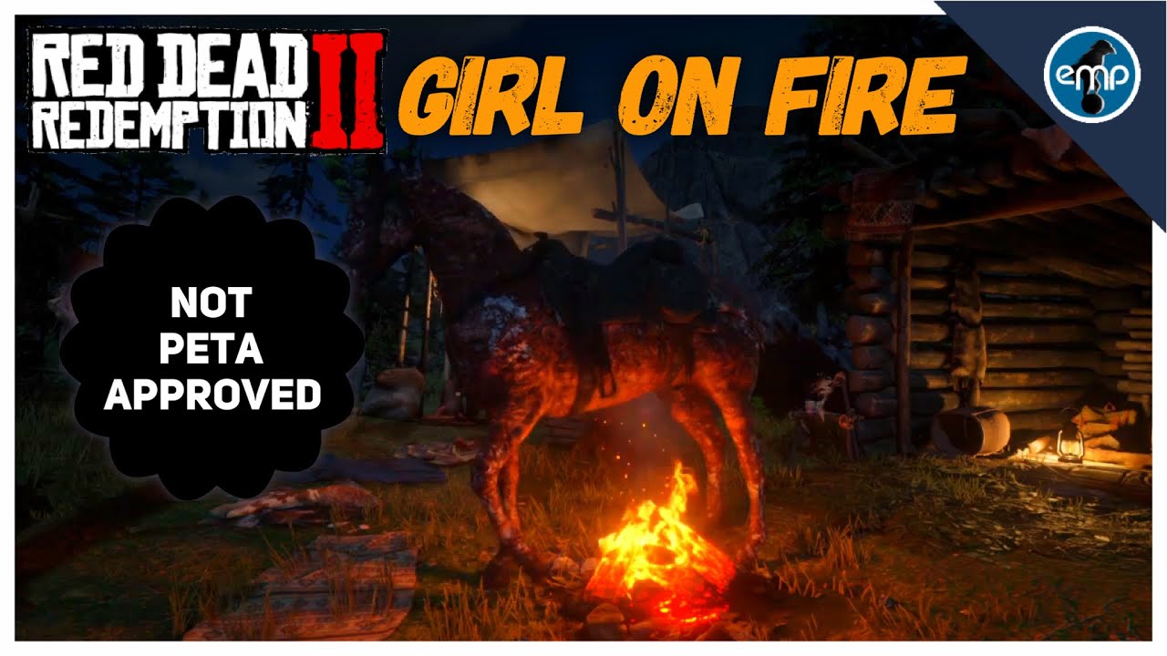 Girl On Fire A RDR2 Music Video - YouTube