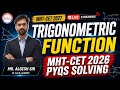MHT-CET 2026 PYQs of TRIGONOMETRIC FUNCTION LECTURE 2 l MATRIX SCIENCE ACADEMY l ALGESH SIR