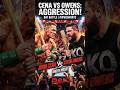 CENA VS OWENS AGGRESSION! | ROYAL RUMBLE FIGHT \ #wwe #shortsfeed #ytshorts  #yt