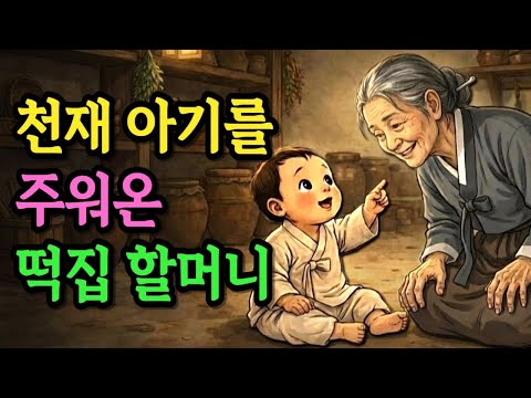 산 속에 버려진 아기를 주워 키운 떡집 할머니, 그 아이의 정체는  야담 옛날이야기 오디오북 수면동화 전설 민담 사연
