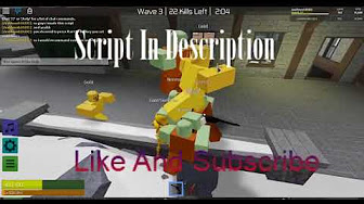 Roblox Zombie Rush Hack Script Pastebin Youtube - roblox zombie rush best gun roblox free script injector