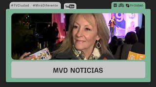 MVD Noticias - Carolina Cosse habló desde Lomas de Solymar: "El gobierno incide en la campaña".