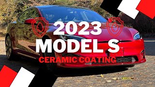 Ceramic Coating Brand New Tesla Model S Plaid 2023 (System X)
