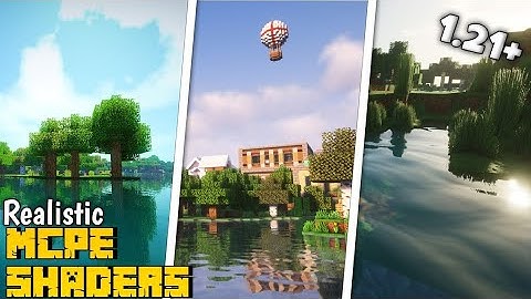 Top 3 Realistic Shader For Minecraft PE 1.21.23+ | Shader Mcpe 1.21+ | No Clickbait