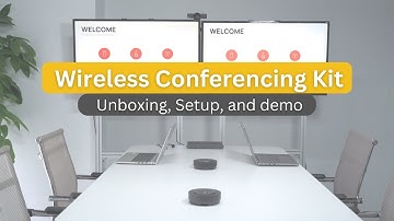 Wireless Conferencing System eShare W80: Unboxing, Setting up and Use Demo