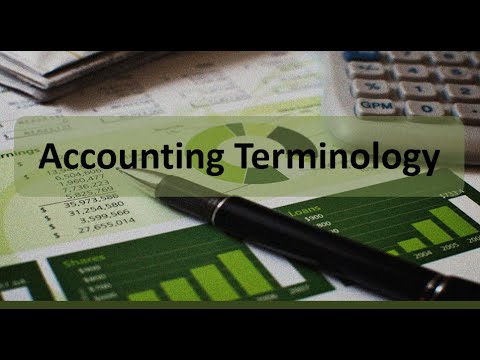 Accounting Terminology for Corporation Accounting