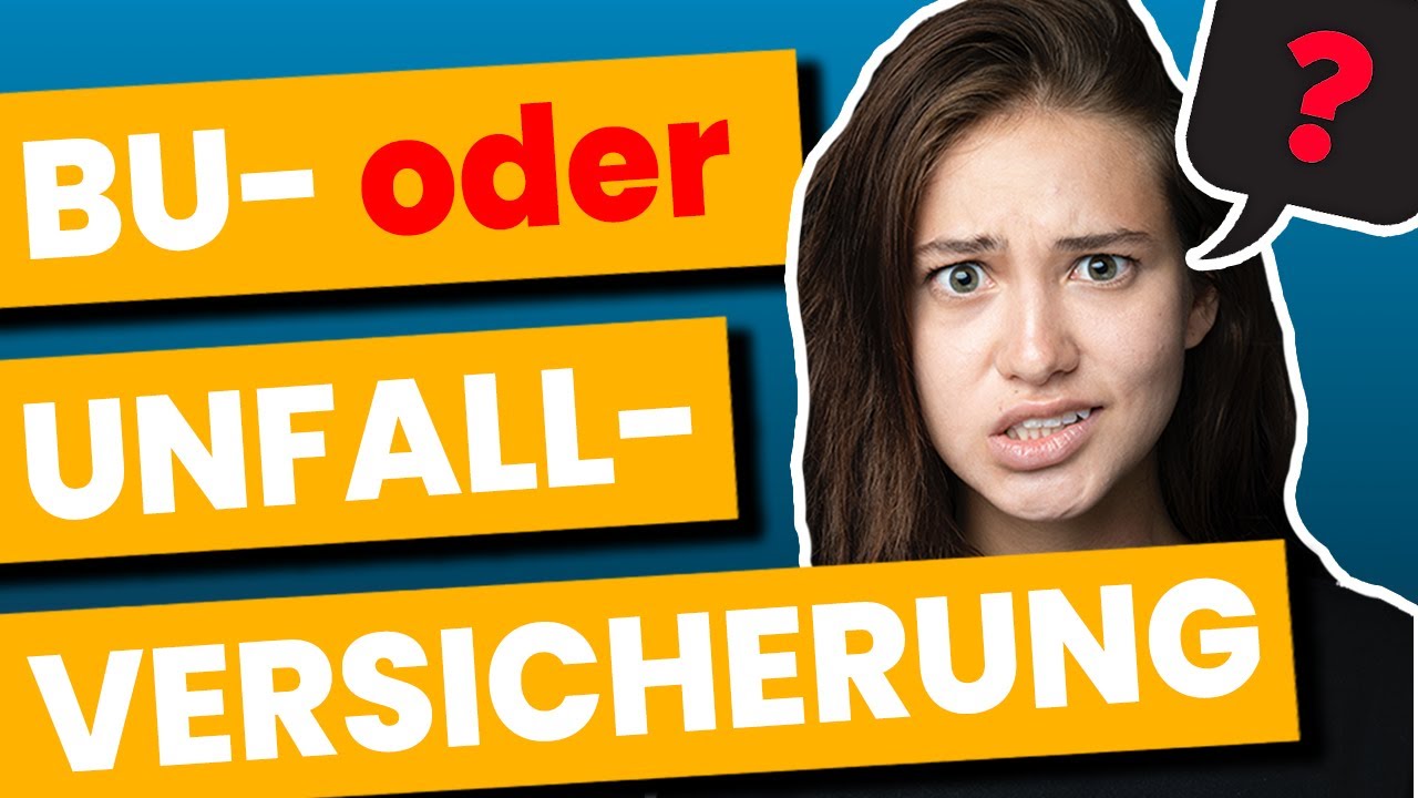 Update ERSETZT eine Unfallversicherung eine Berufsunfähigkeitsversicherung?