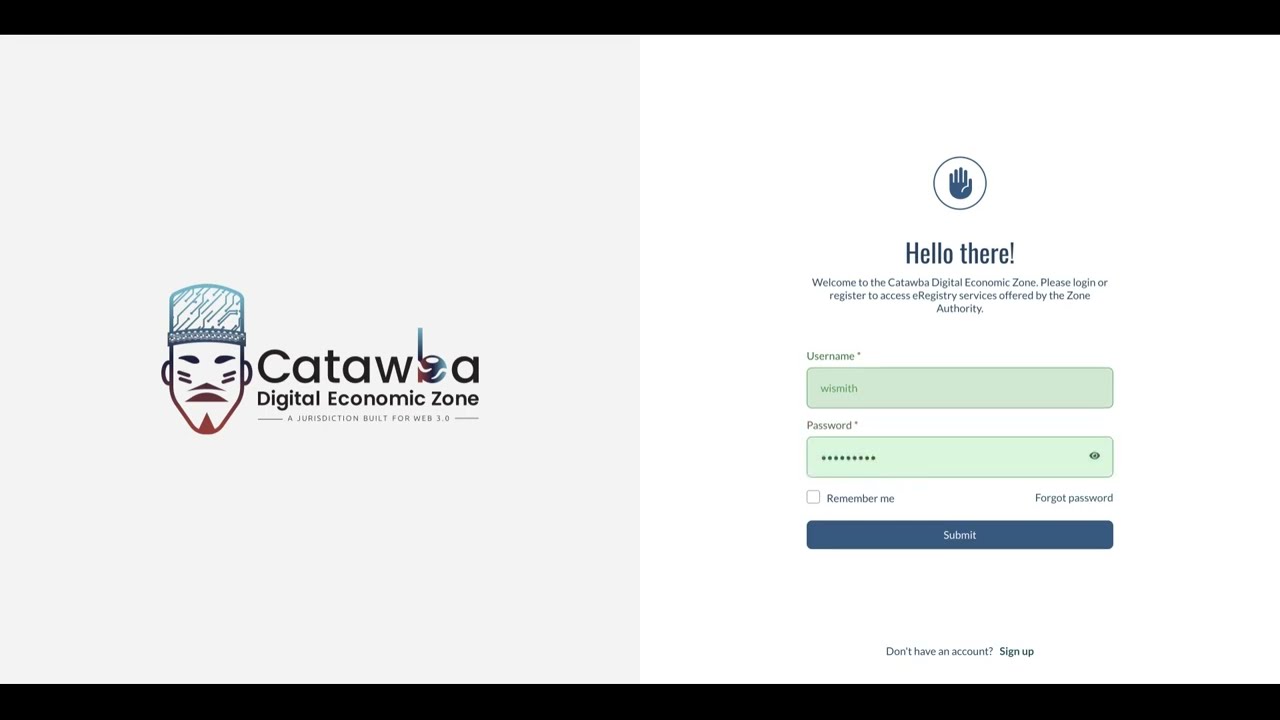 Catawba Company registration Walkthrough YouTube